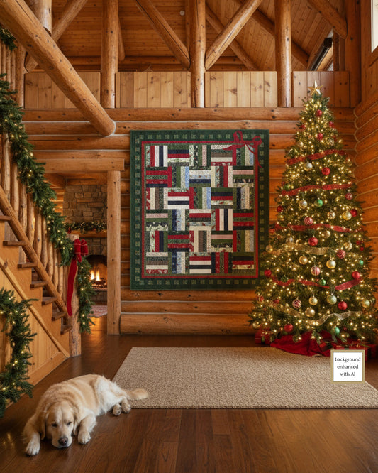 Christmas Ribbons Quilt Pattern