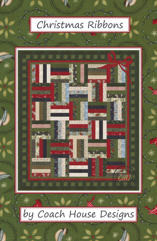 Christmas Ribbons Downloadable PDF Quilt Pattern