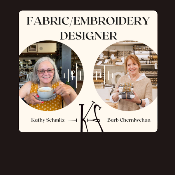 A Peak Inside the Work of an Artist & Fabric/Embroidery Designer 