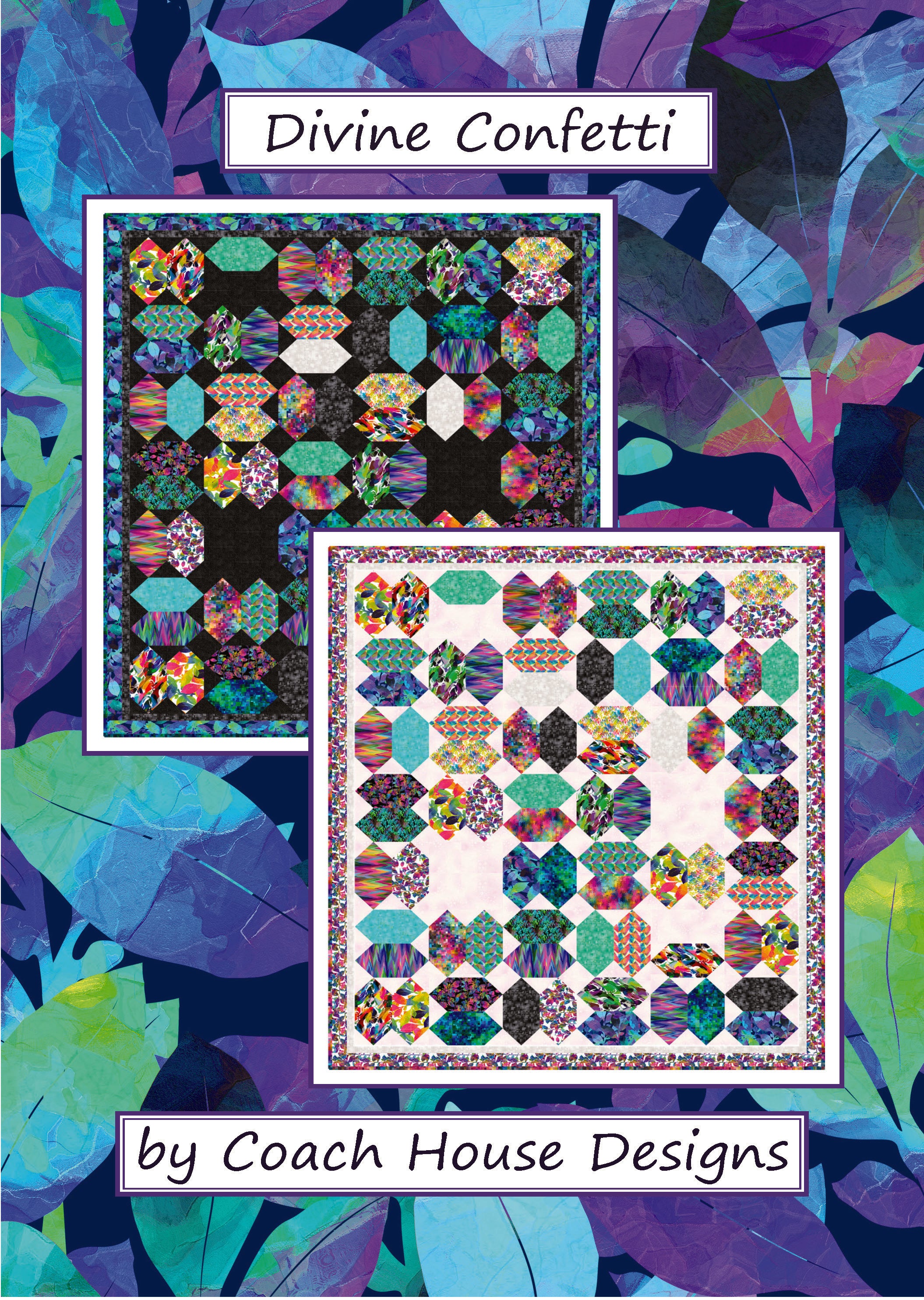 Divine Confetti Digital Quilt Pattern – Coach House Designs Canada
