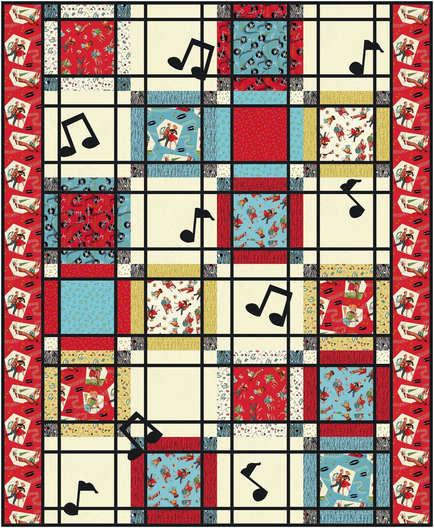 Dorm Livin Downloadable PDF Quilt Pattern