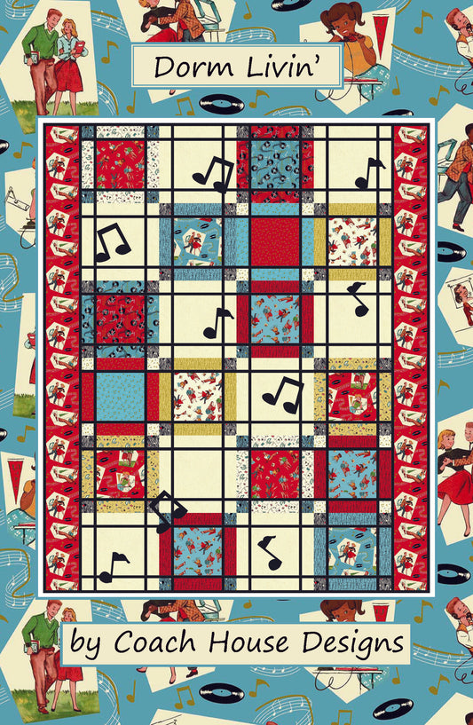 Dorm Livin Downloadable PDF Quilt Pattern