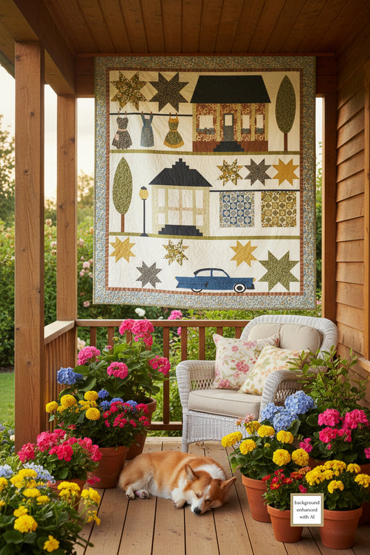 Drive Down Bonnie Lane Quilt Pattern