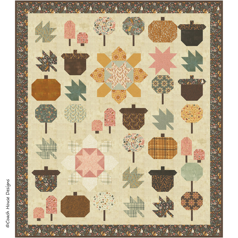 Fall Forest Downloadable PDF Quilt Pattern