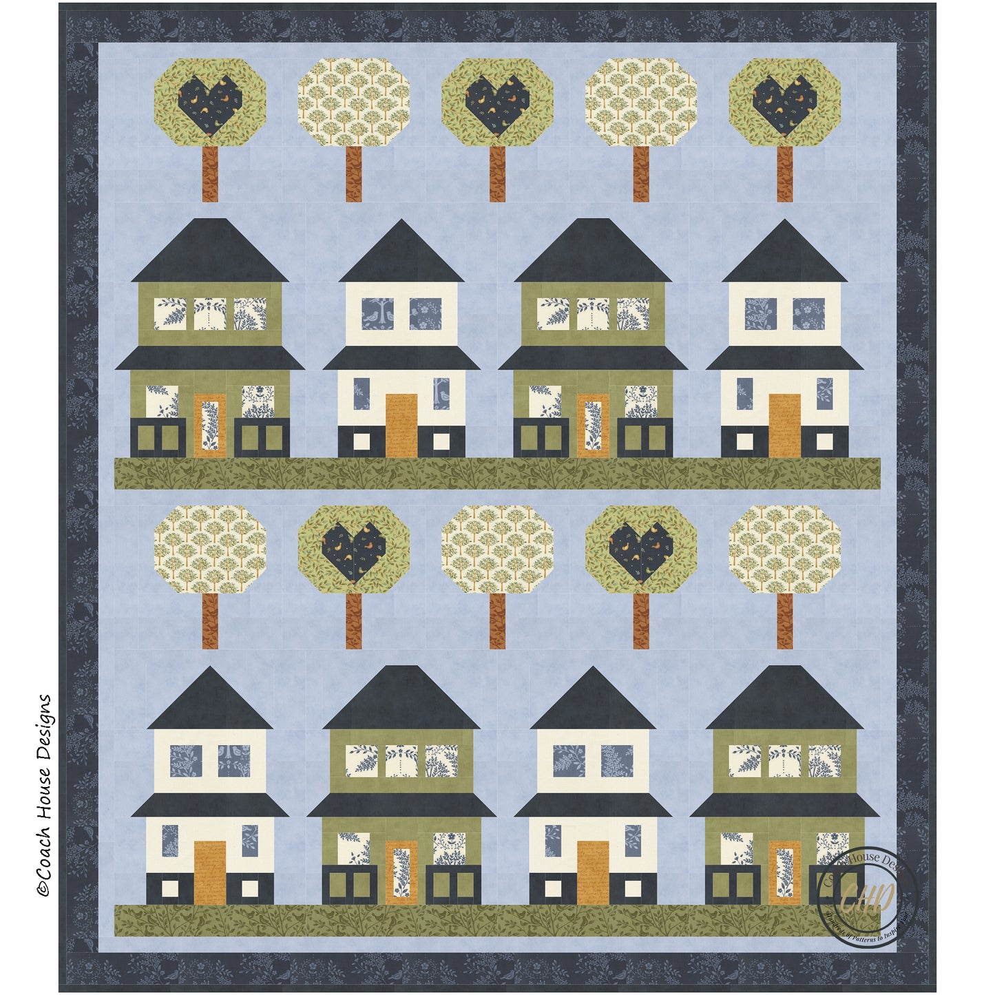 Family Neighborhood Quilt Pattern