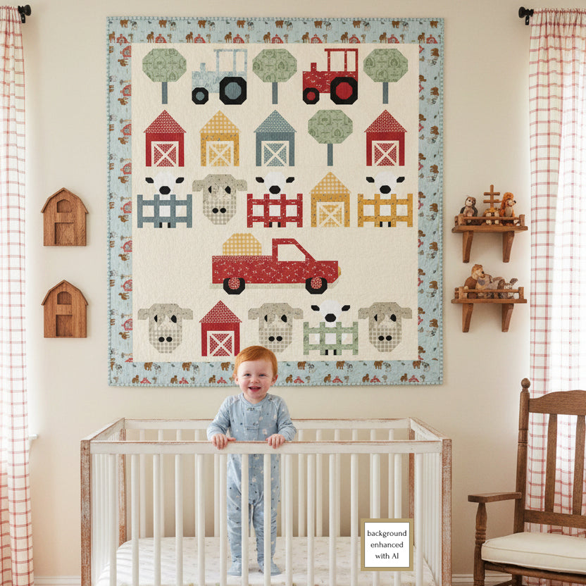 Farm Life Downloadable PDF Quilt Pattern