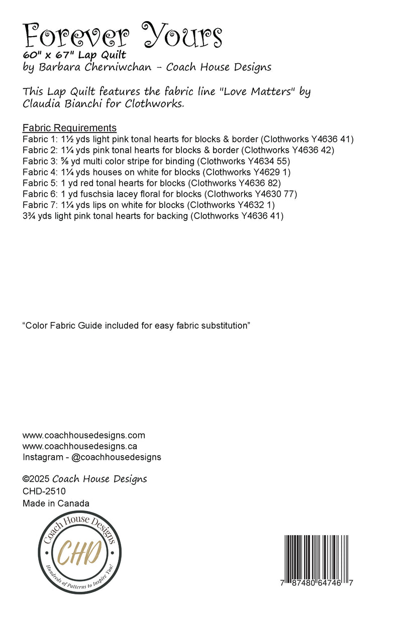 Forever Yours Quilt Pattern (Pre-Order)