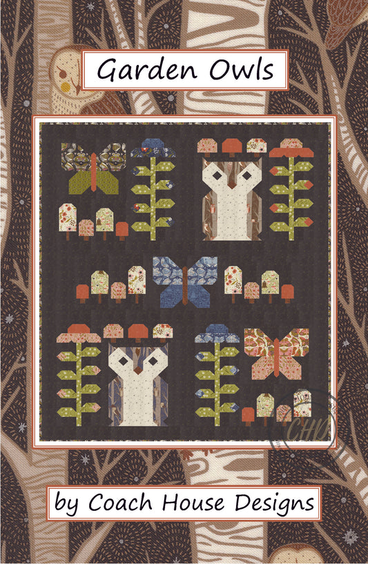Garden Owls Quilt Pattern (Pre-Order)