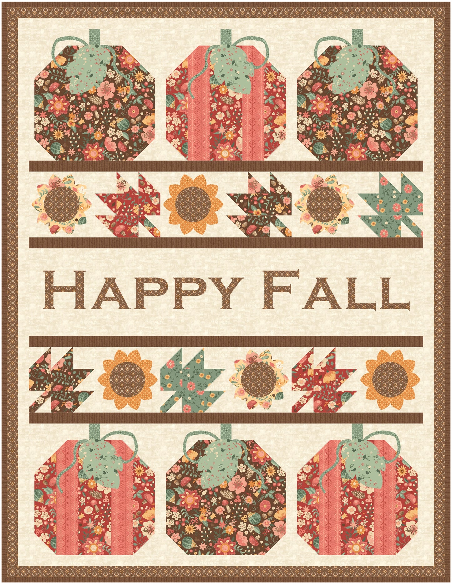 Happy Fall Again Downloadable PDF Quilt Pattern