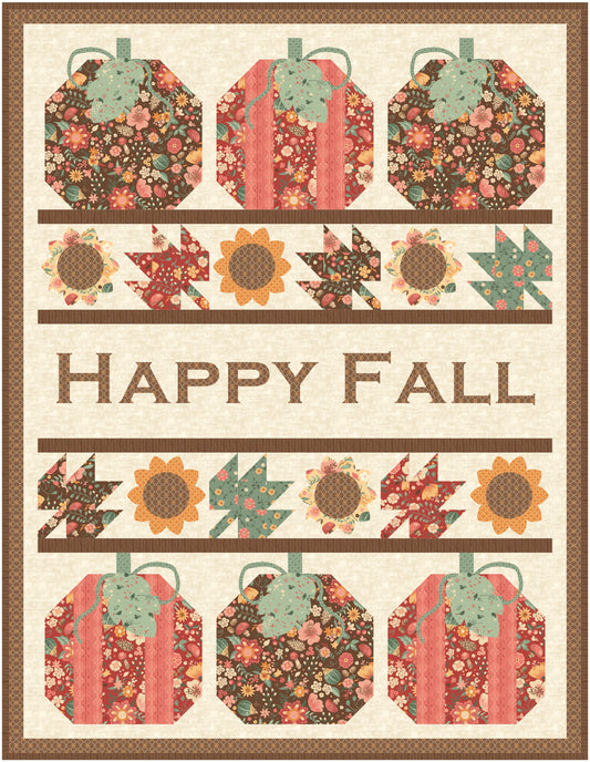 Happy Fall Again Downloadable PDF Quilt Pattern
