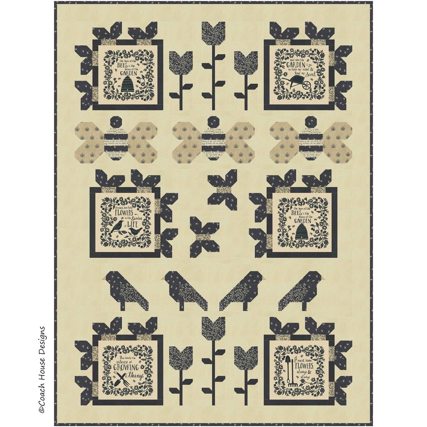 Happy Place Downloadable PDF Quilt Pattern