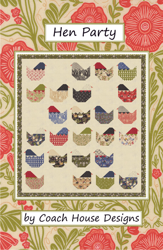 Hen Party Downloadable PDF Quilt Pattern (Pre-Order)