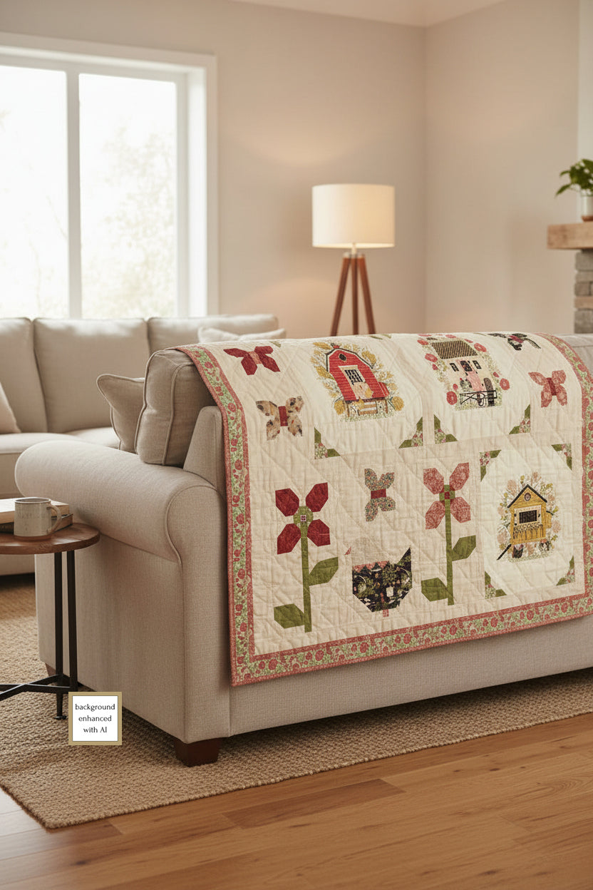 Hens on Holiday Quilt Pattern