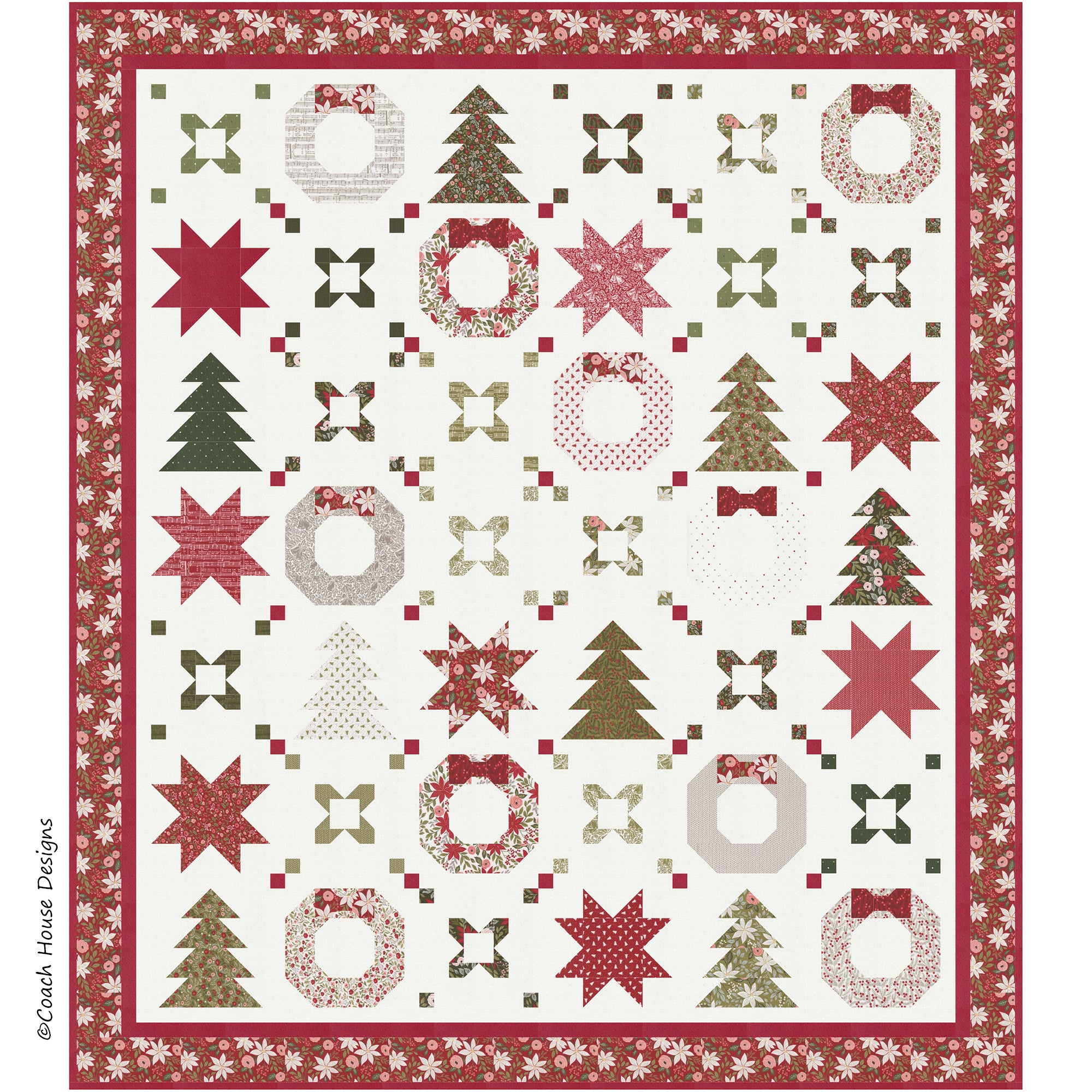 Holiday Connections Quilt Pattern – Coach House Designs Canada