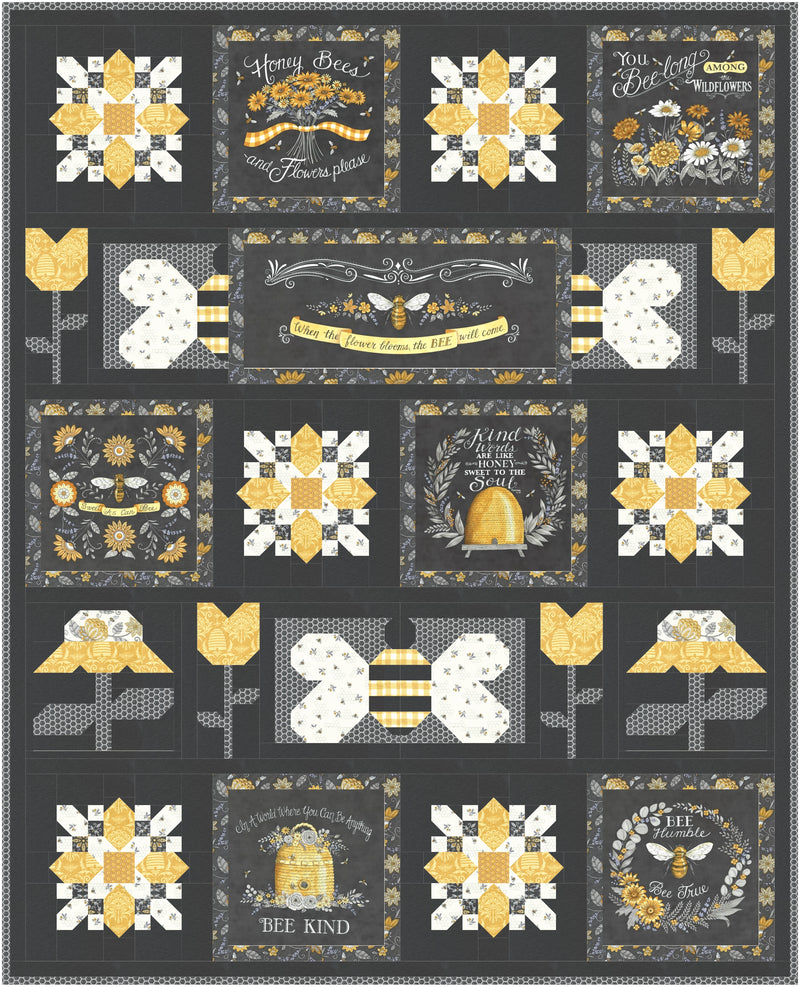 Honey to the Soul Downloadable PDF Quilt Pattern