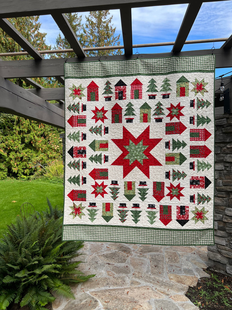 Winter Village Downloadable PDF Quilt Pattern (Pre-Order)