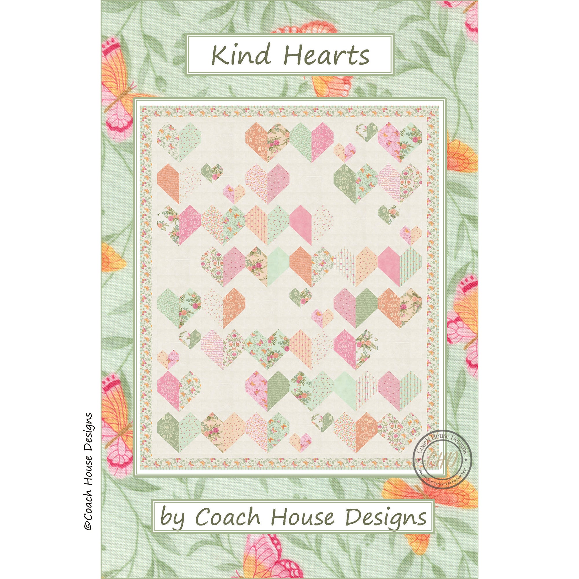 Kind Hearts Quilt Pattern (Pre-Order) – Coach House Designs Canada