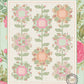 "Kindness Blooms" floral block lap quilt cover.