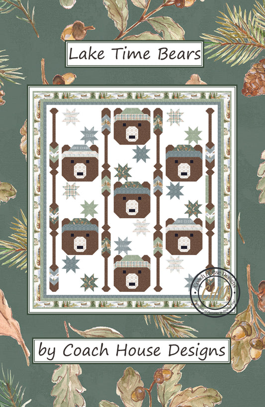 Lake Time Bears Downloadable PDF Quilt Pattern (Pre-Order)