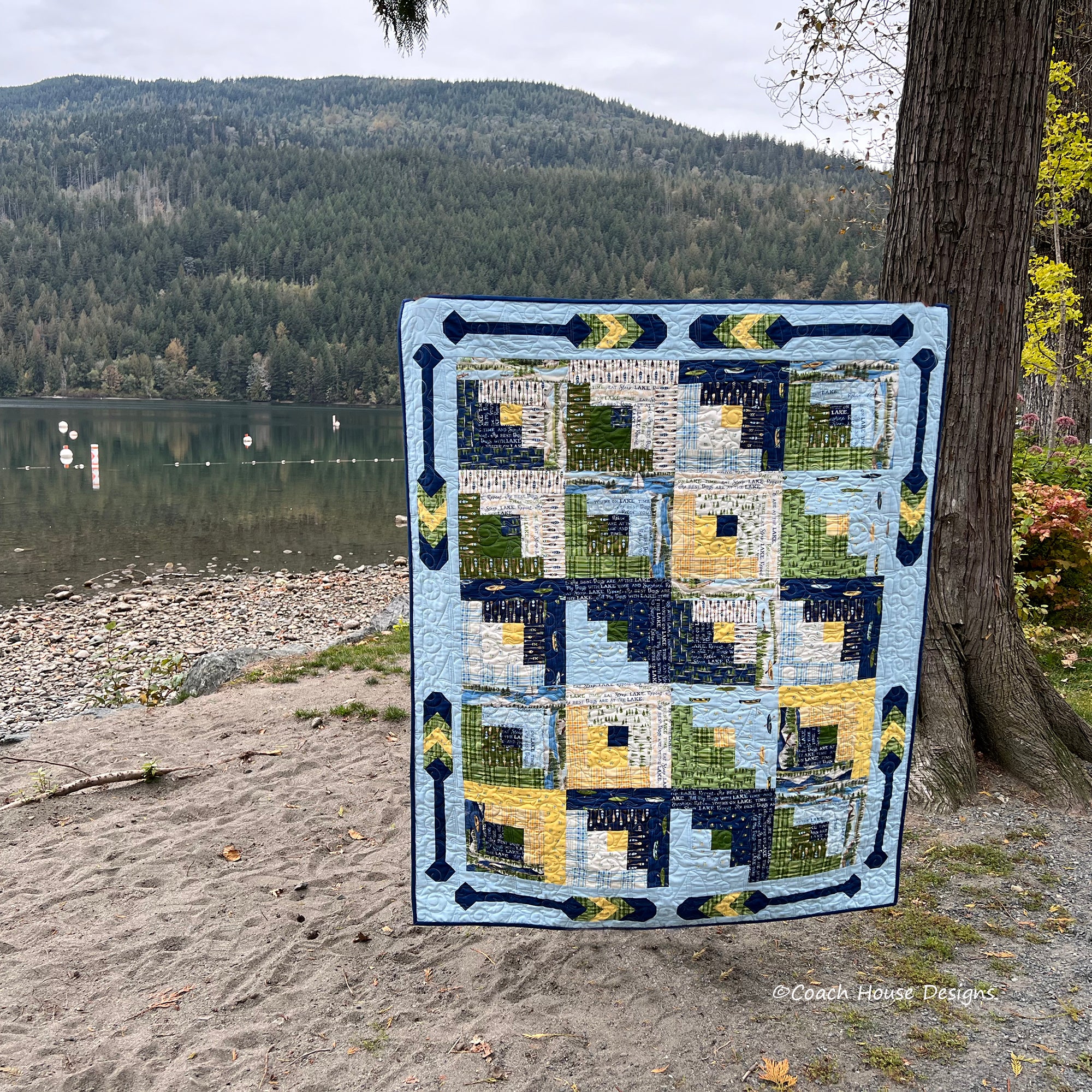 Lakeside Paddle Quilt Pattern – Coach House Designs Canada