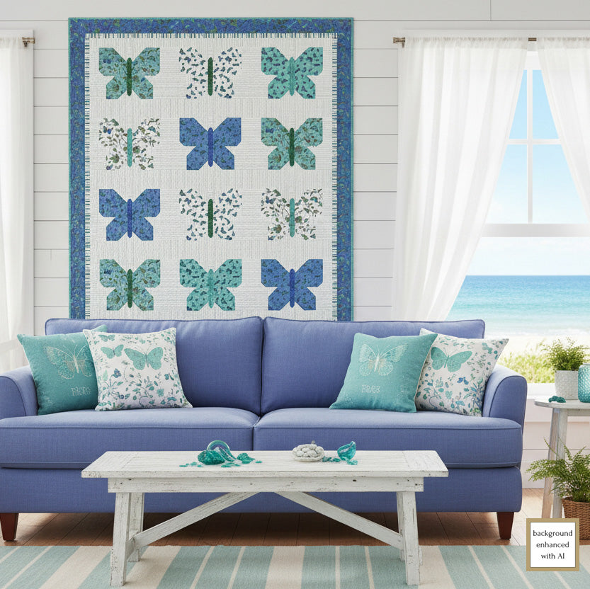 Beauty-ful Butterflies Downloadable PDF Quilt Pattern (Pre-Order)