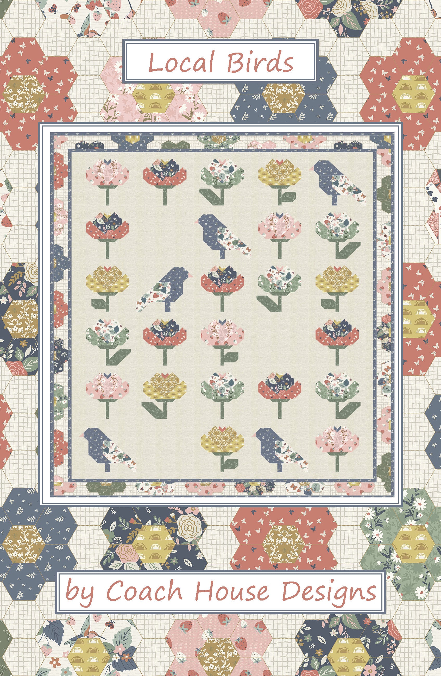 Local Birds Digital Quilt Pattern – Coach House Designs Canada