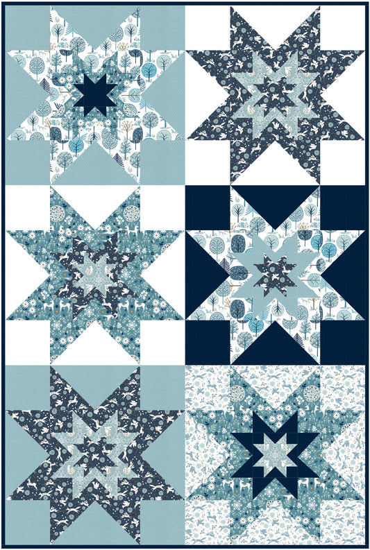 Midnight Blue Downloadable PDF Quilt Pattern