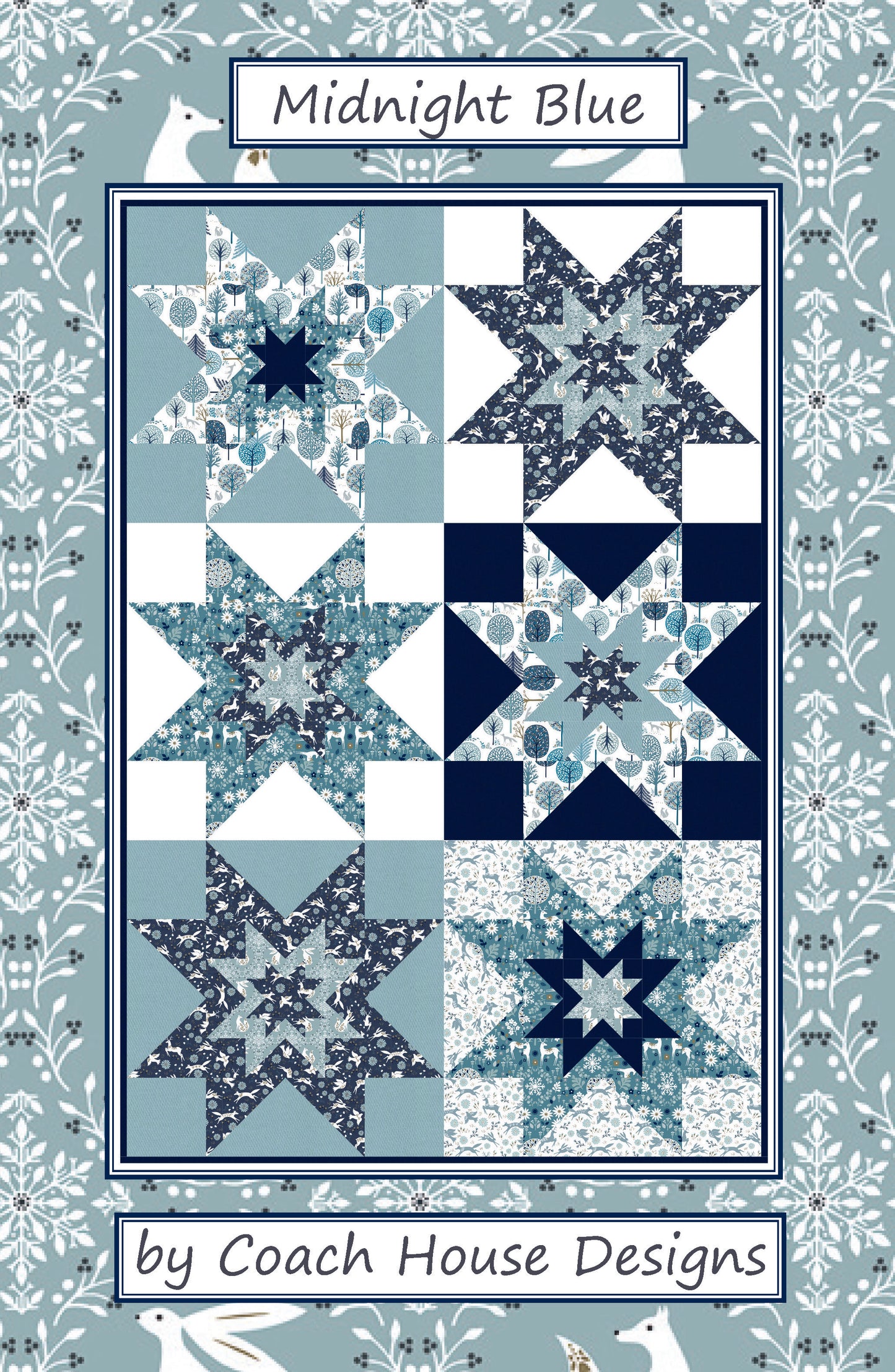 Midnight Blue Downloadable PDF Quilt Pattern