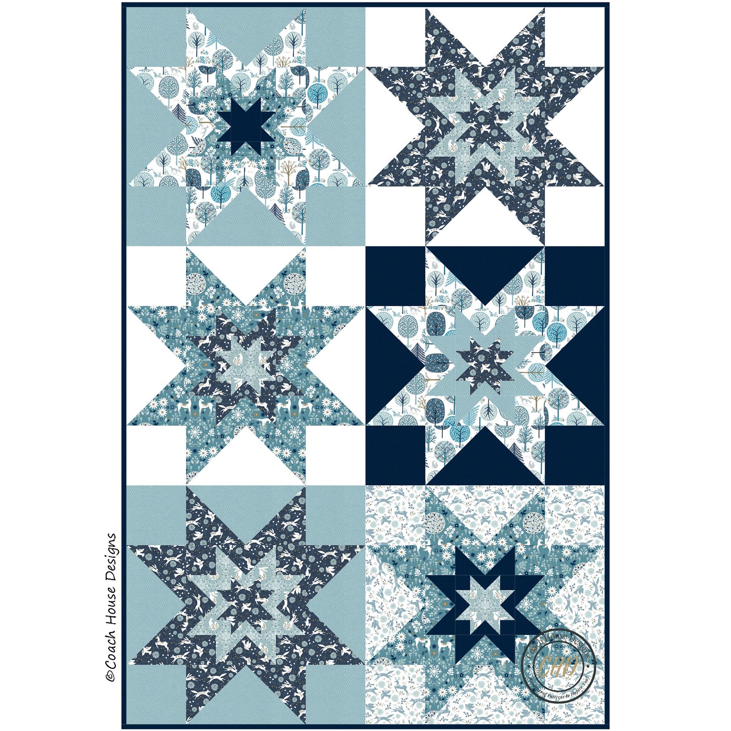 Midnight Blue Quilt Pattern