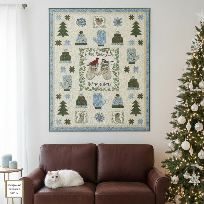 Nature's Listening Downloadable PDF Quilt Pattern