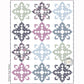 Northern Snowflakes Quilt and Table Runner Downloadable PDF  Pattern