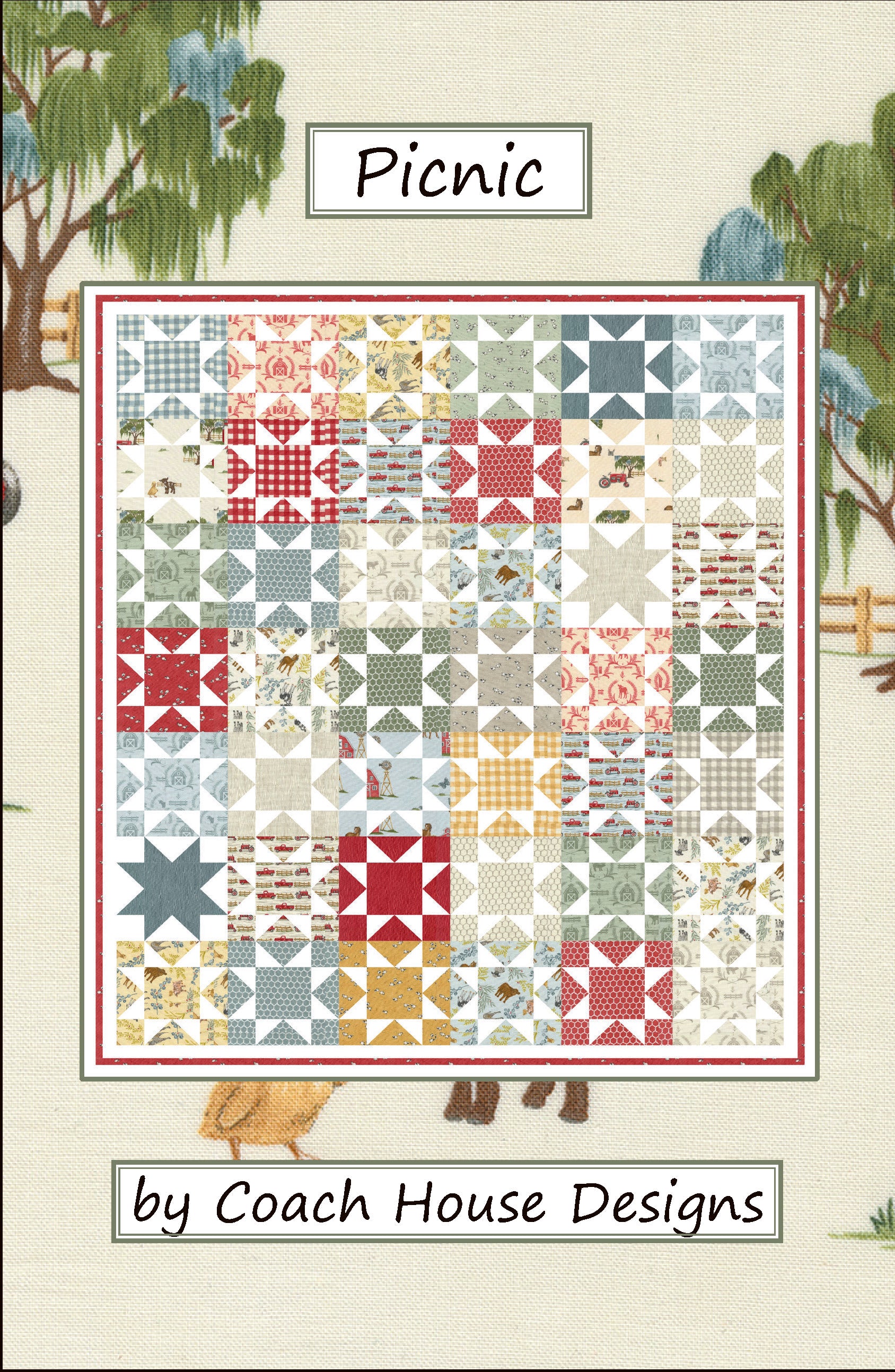 Picnic Downloadable PDF Quilt Pattern – Coach House Designs Canada
