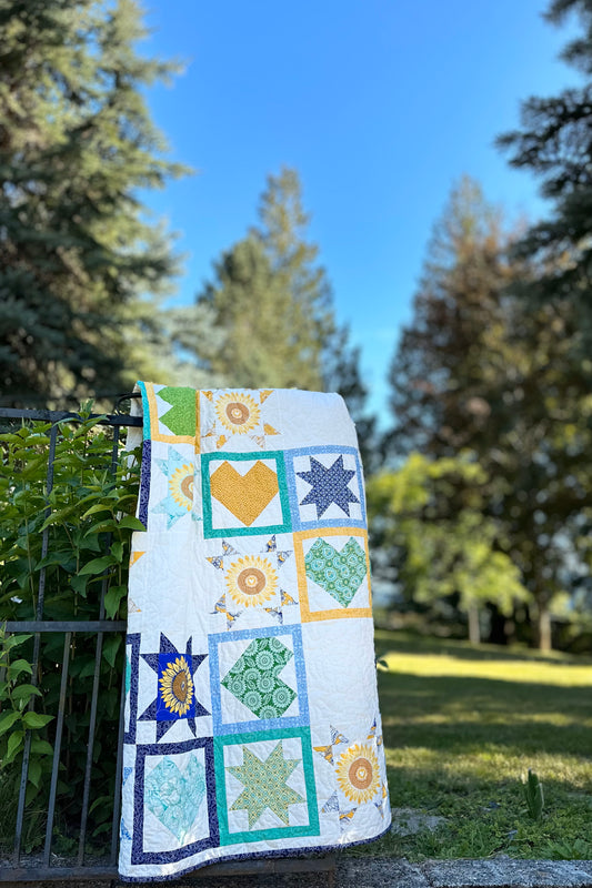 Sunshine in our Hearts Downloadable PDF Quilt Pattern