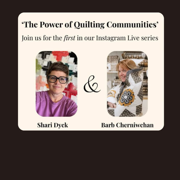 Part 1: The Joy of Quilting Together