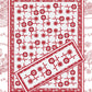 Redwork Flower Market Downloadable PDF Quilt Pattern