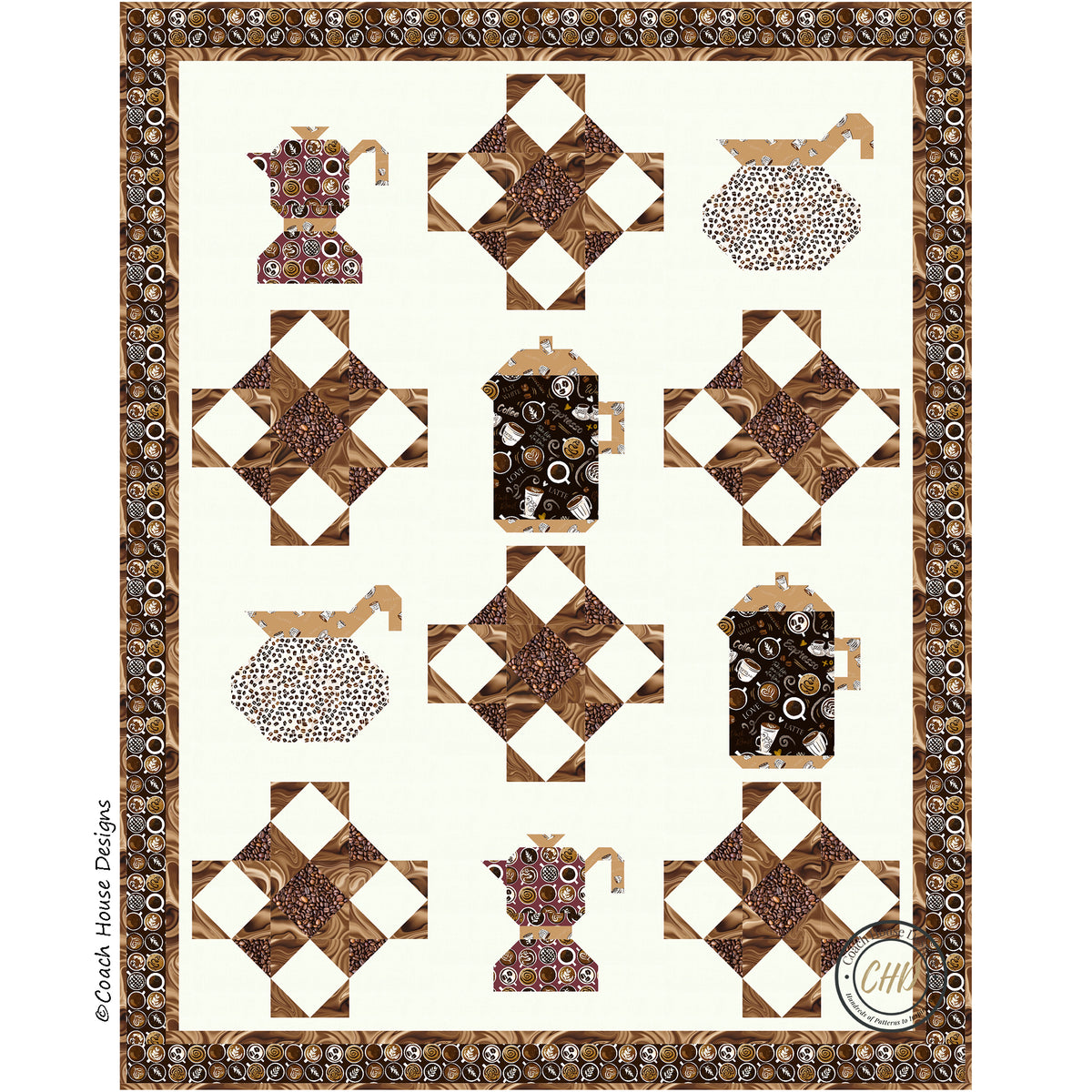 Roasted Coffee Quilt Pattern
