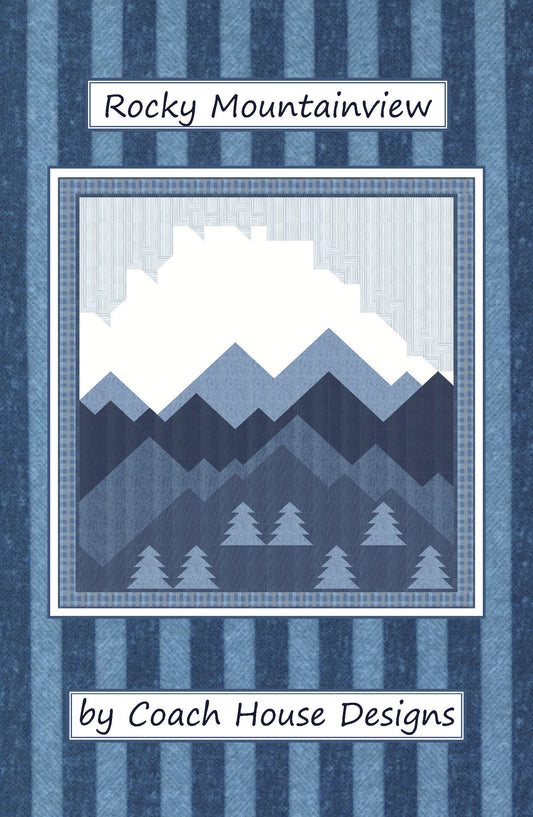 Rocky Mountainview Downloadable PDF Queen Size Quilt Pattern