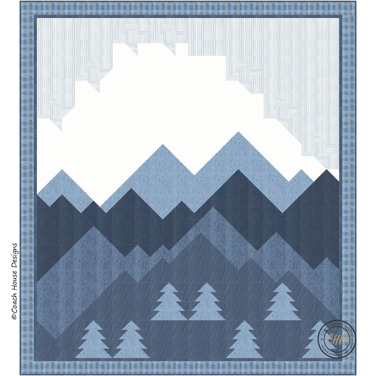 Rocky Mountainview Queen Size Quilt Pattern
