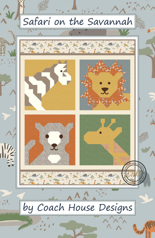 Safari on the Savannah Downloadable PDF Quilt Pattern