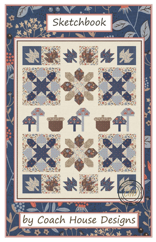 Sketchbook Downloadable PDF Lap Quilt Pattern