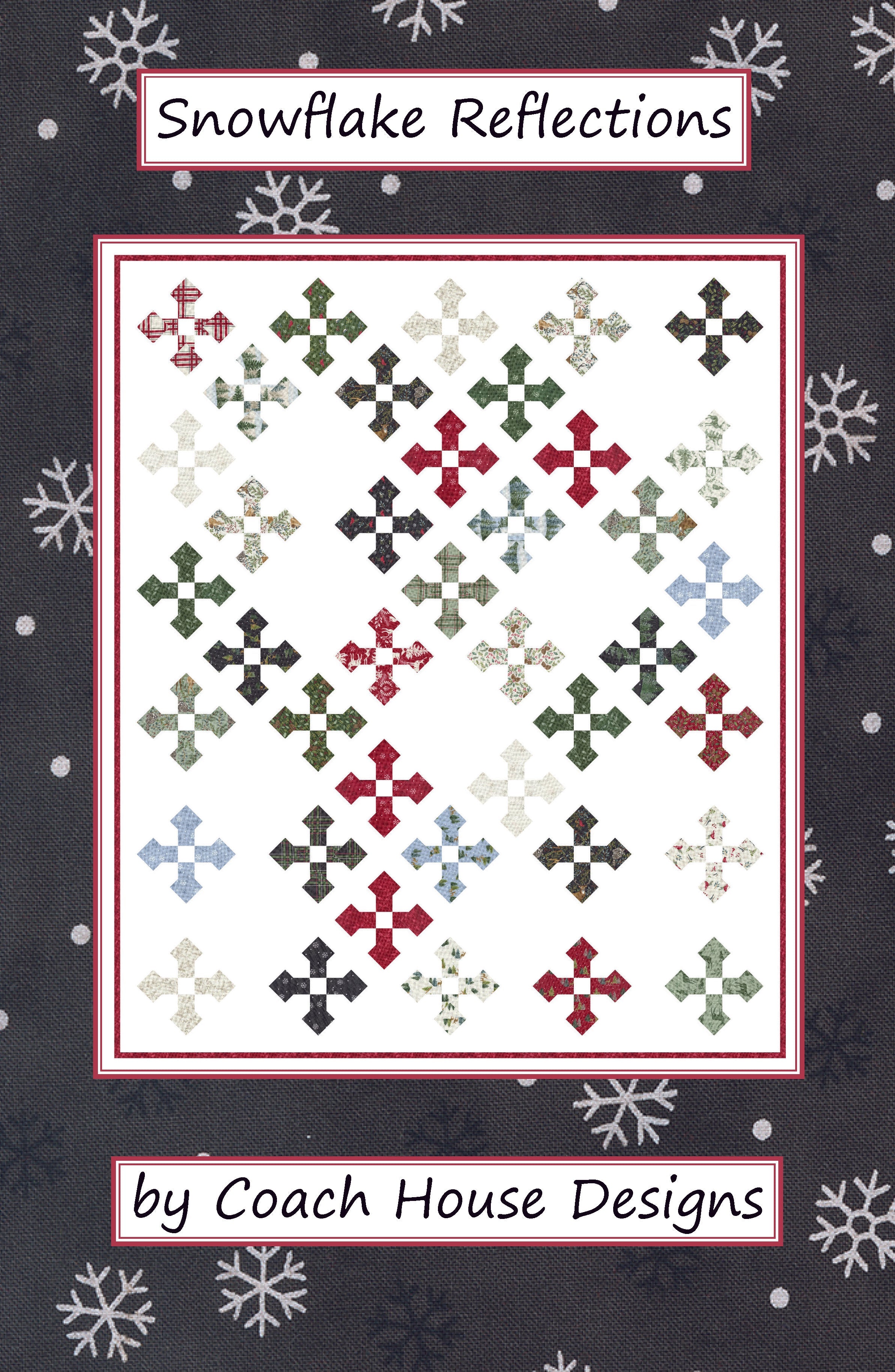 Snowflake Reflections Downloadable PDF Quilt Pattern – Coach House ...