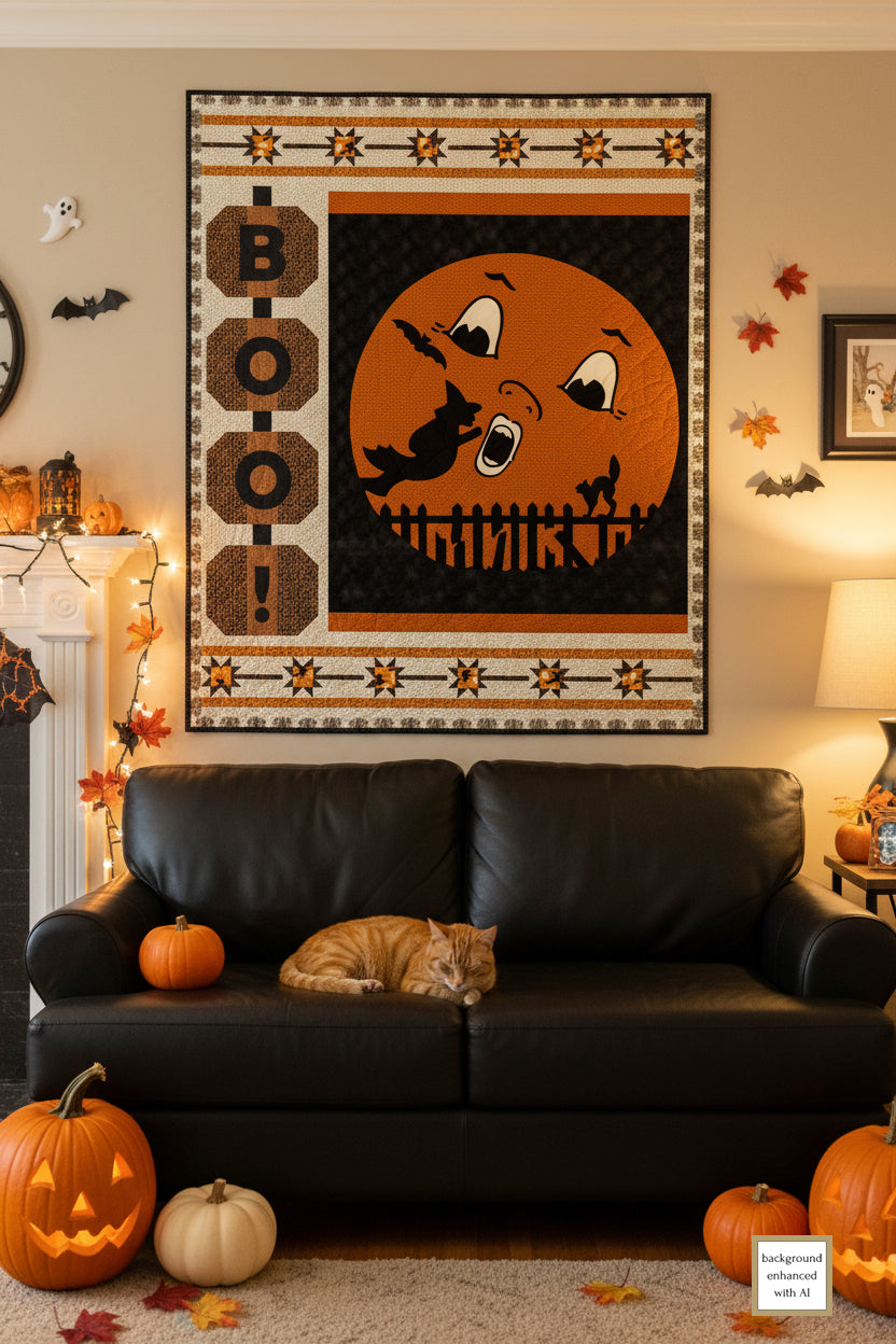 Spooky Moon Downloadable PDF Quilt Pattern