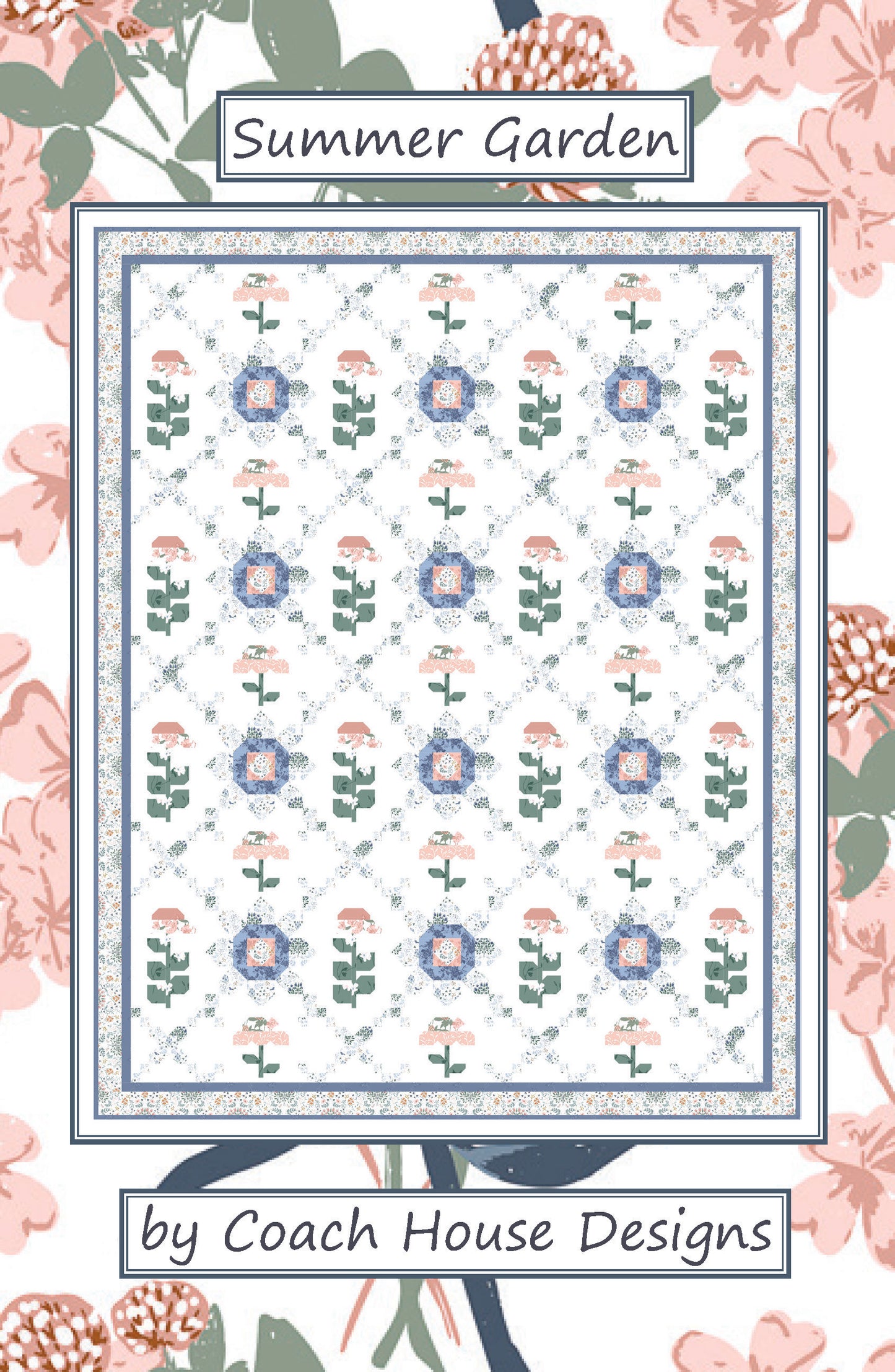 Summer Garden Downloadable PDF Quilt Pattern
