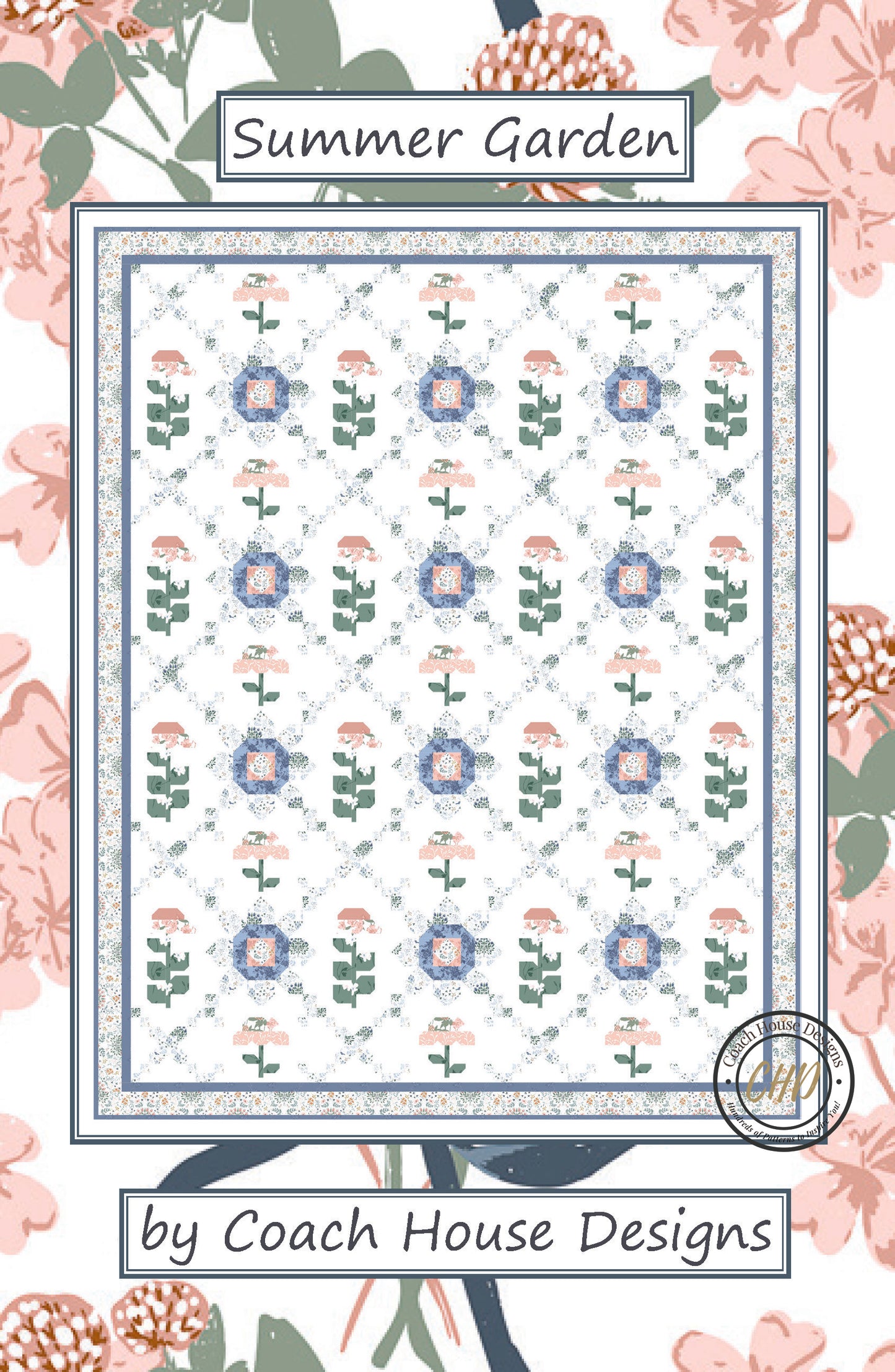 Summer Garden Downloadable PDF Quilt Pattern