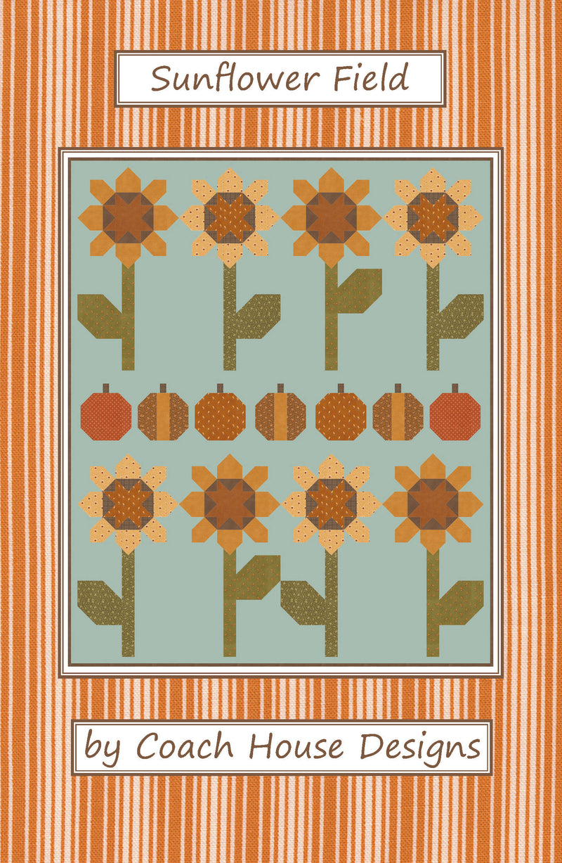 Sunflower Field Downloadable PDF Quilt Pattern