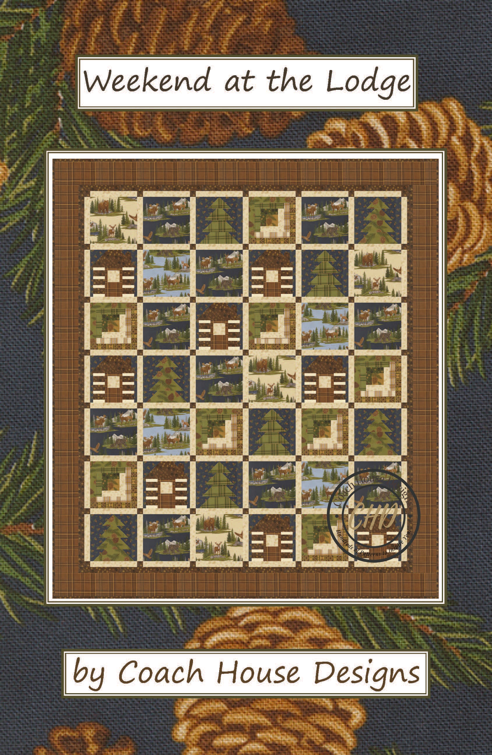 Pattern Weekend Weekend at the Lodge Downloadable PDF Quilt Pattern β Coach House ...