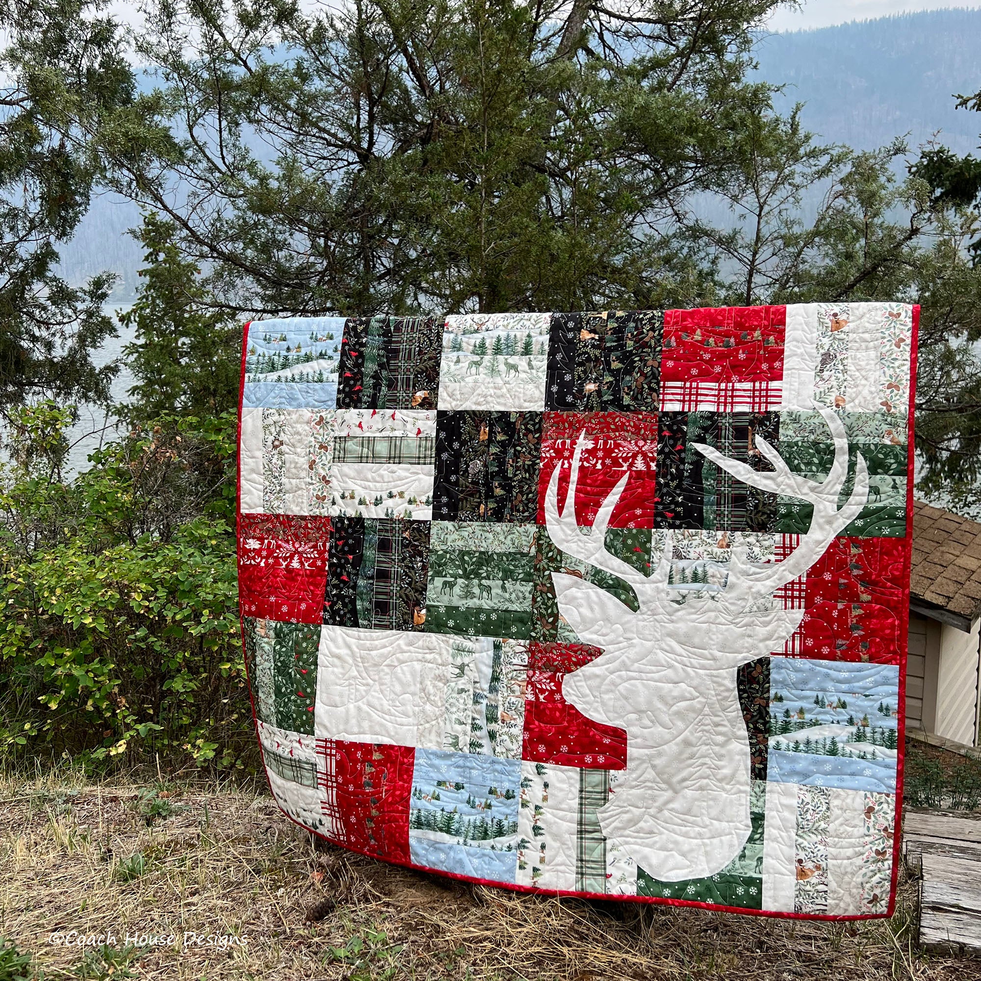 Woodland Cozy Downloadable PDF Quilt Pattern – Coach House Designs Canada