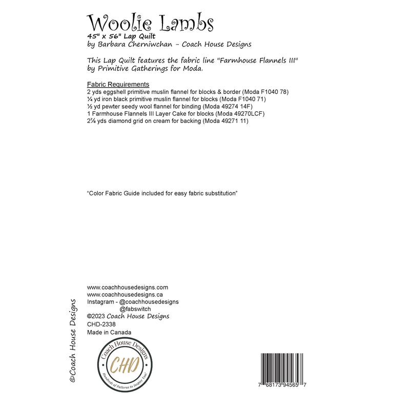 Woolie Lambs Quilt Pattern