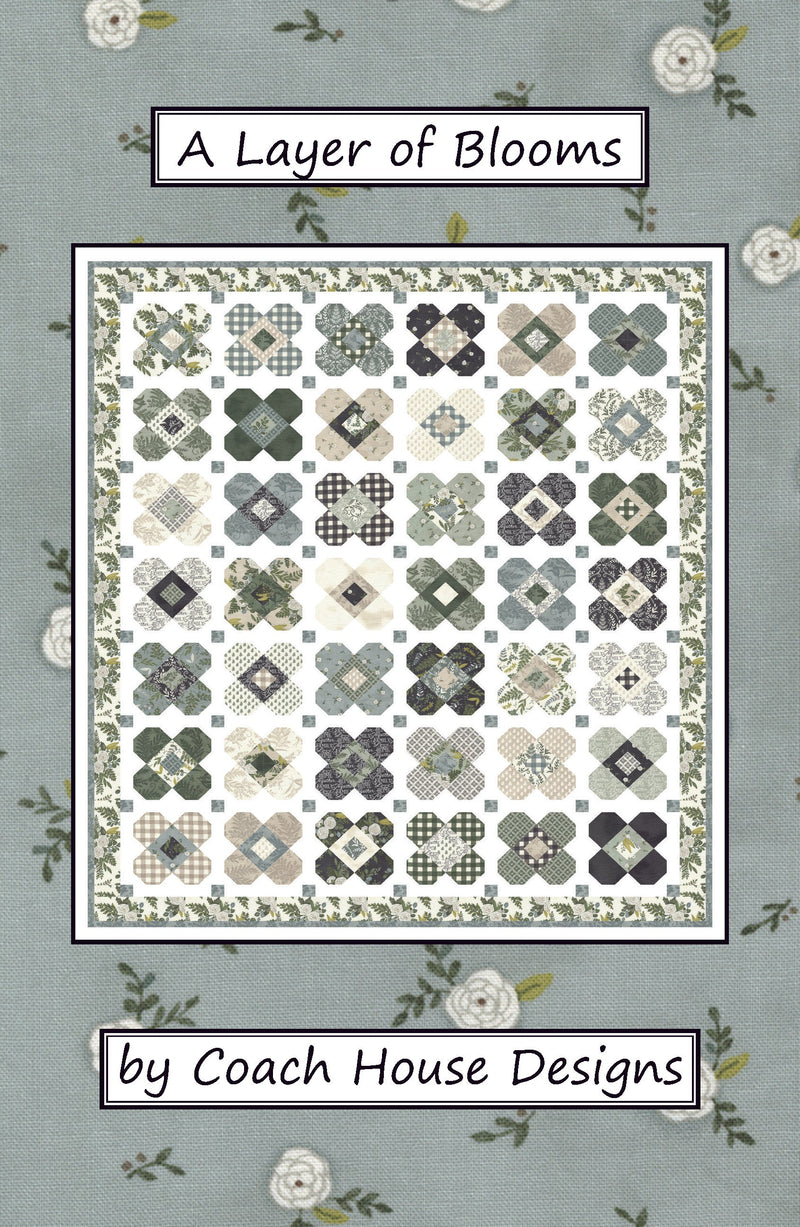 A Layer of Blooms Digital Pattern