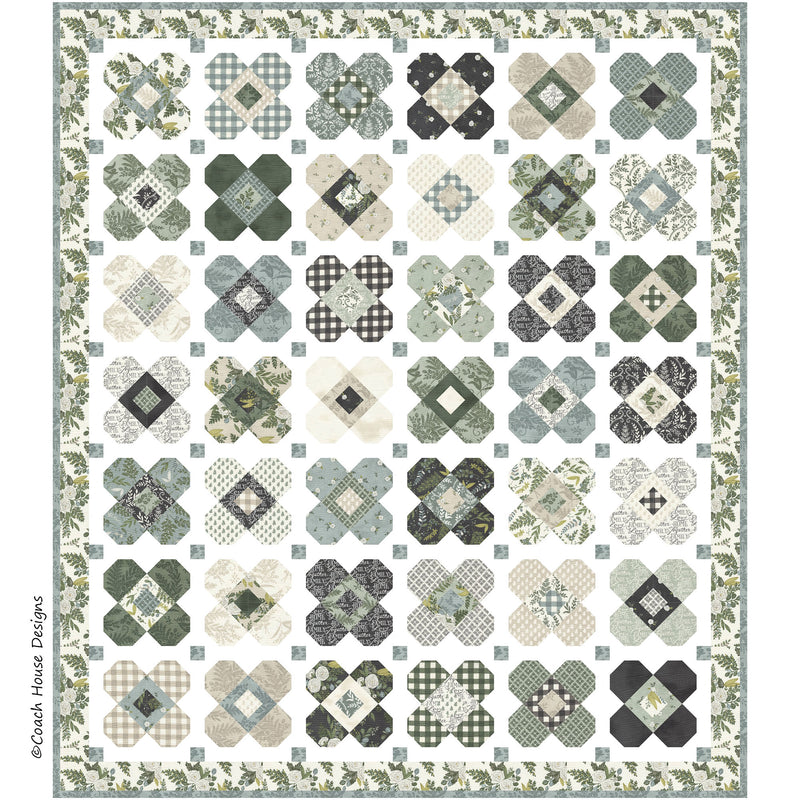 A Layer of Blooms Digital Pattern